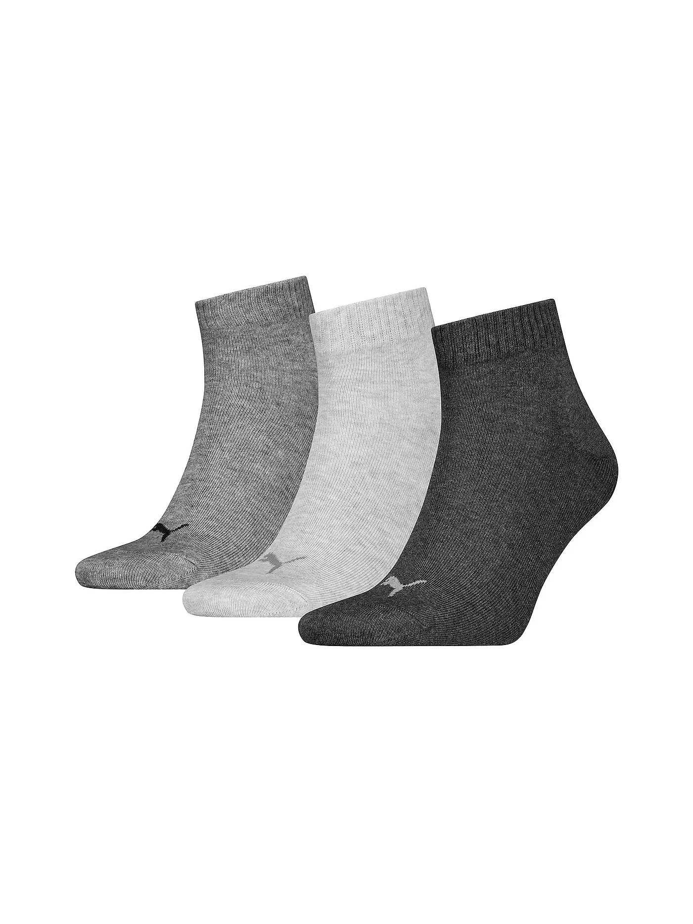 PUMA | Socken 3er Pkg.  anthrazit | 